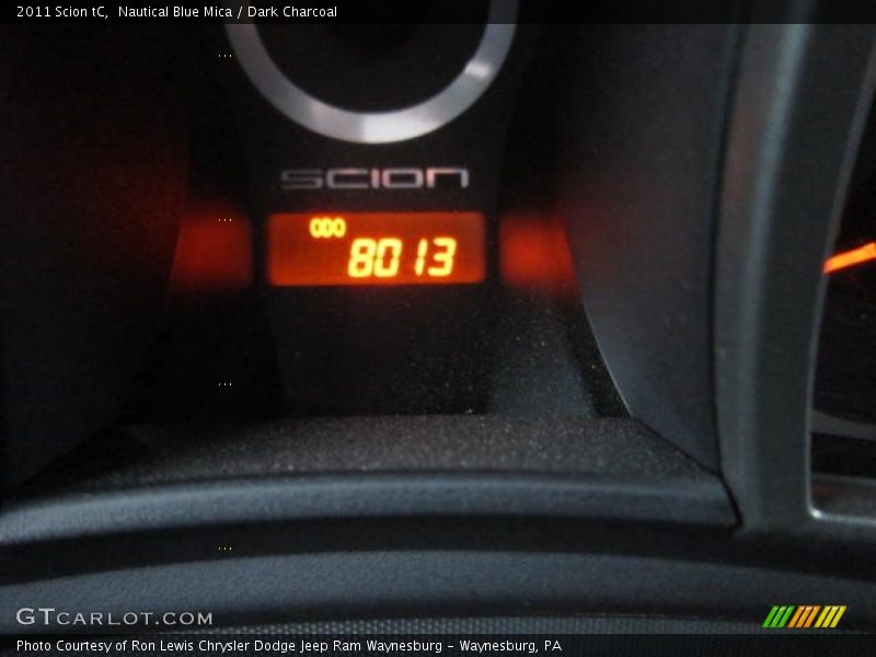 Nautical Blue Mica / Dark Charcoal 2011 Scion tC