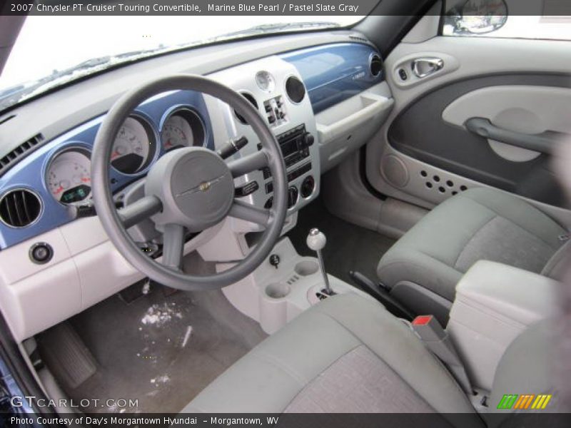 Pastel Slate Gray Interior - 2007 PT Cruiser Touring Convertible 