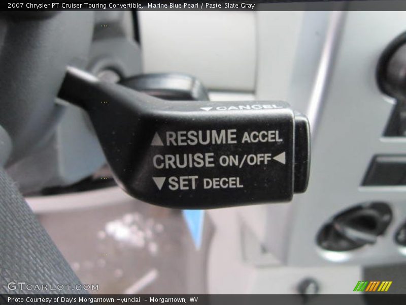 Marine Blue Pearl / Pastel Slate Gray 2007 Chrysler PT Cruiser Touring Convertible