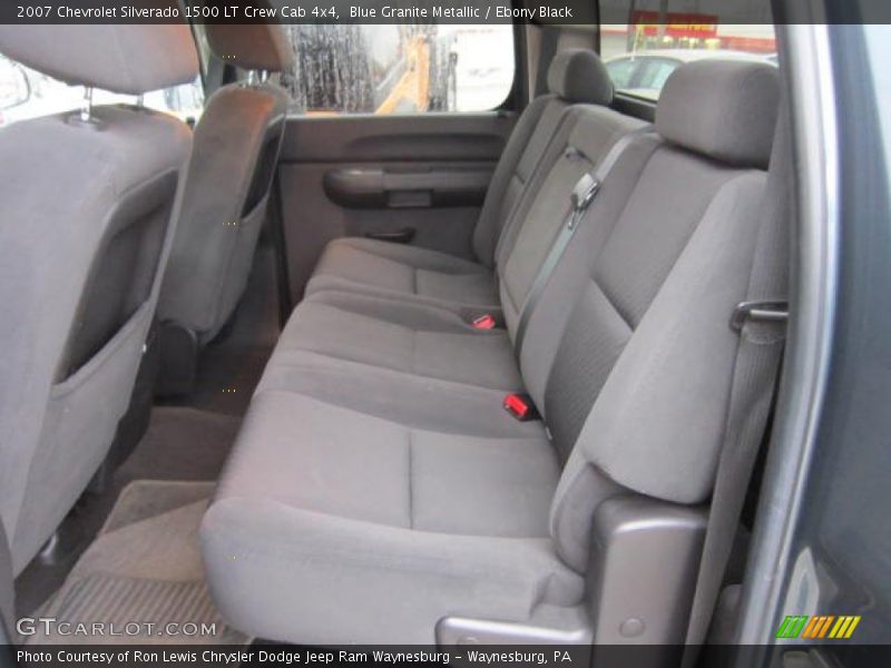 Blue Granite Metallic / Ebony Black 2007 Chevrolet Silverado 1500 LT Crew Cab 4x4