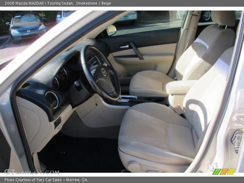 Smokestone / Beige 2008 Mazda MAZDA6 i Touring Sedan