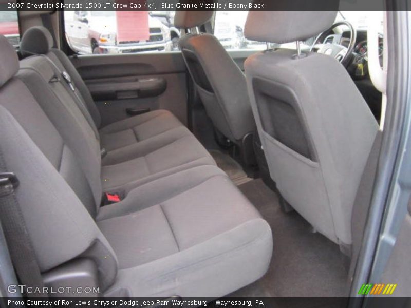 Blue Granite Metallic / Ebony Black 2007 Chevrolet Silverado 1500 LT Crew Cab 4x4