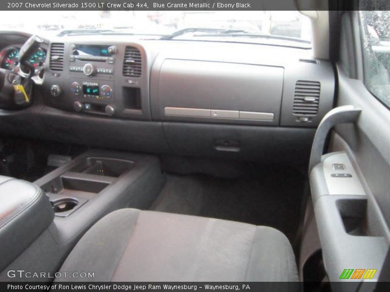Blue Granite Metallic / Ebony Black 2007 Chevrolet Silverado 1500 LT Crew Cab 4x4