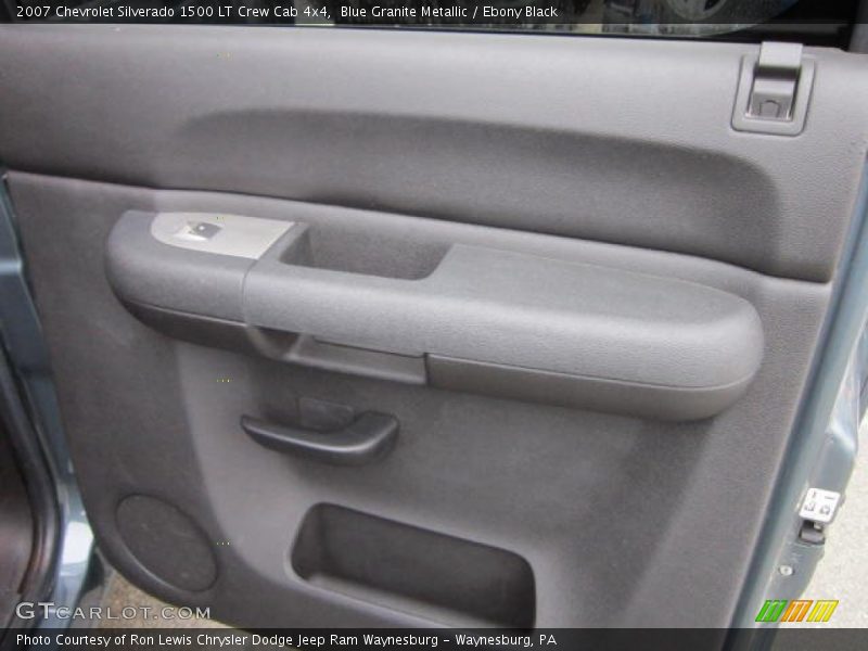 Blue Granite Metallic / Ebony Black 2007 Chevrolet Silverado 1500 LT Crew Cab 4x4