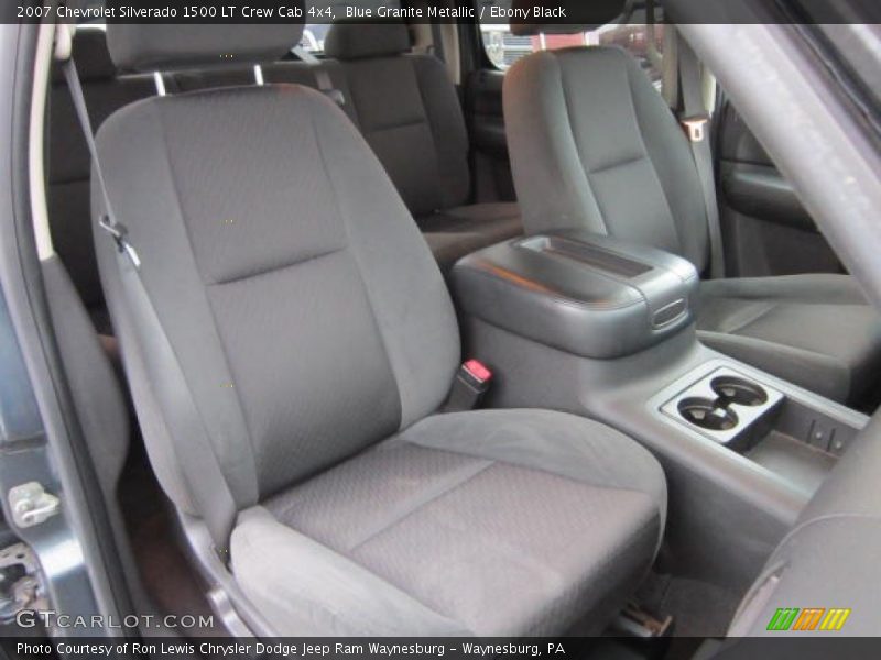 Blue Granite Metallic / Ebony Black 2007 Chevrolet Silverado 1500 LT Crew Cab 4x4