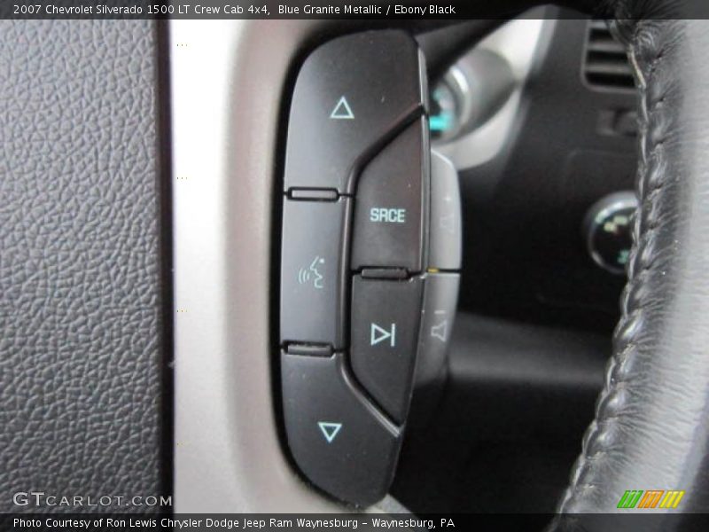 Blue Granite Metallic / Ebony Black 2007 Chevrolet Silverado 1500 LT Crew Cab 4x4
