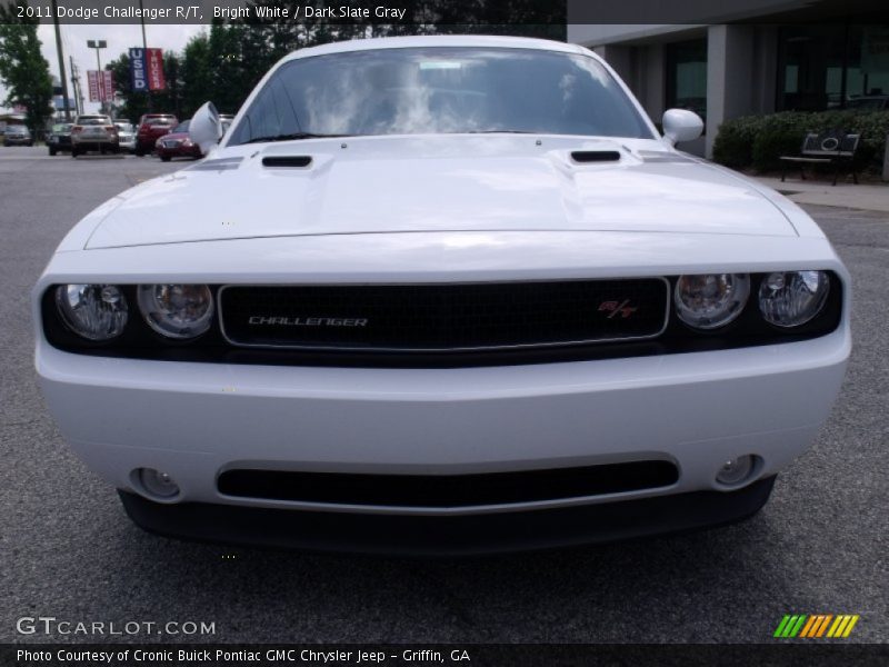 Bright White / Dark Slate Gray 2011 Dodge Challenger R/T