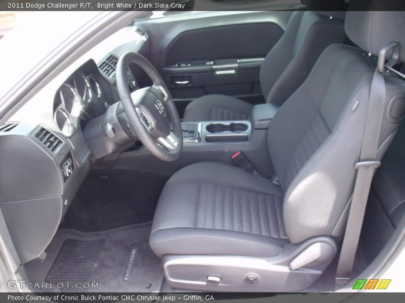 Bright White / Dark Slate Gray 2011 Dodge Challenger R/T