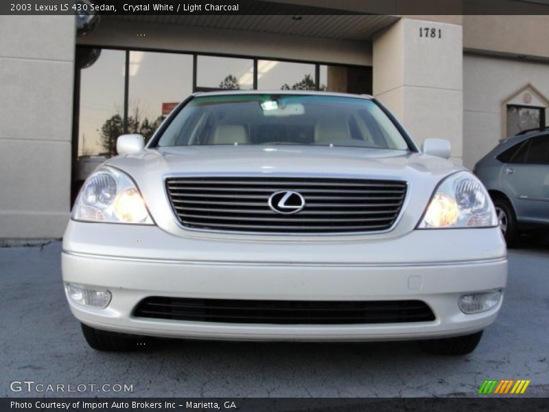 Crystal White / Light Charcoal 2003 Lexus LS 430 Sedan