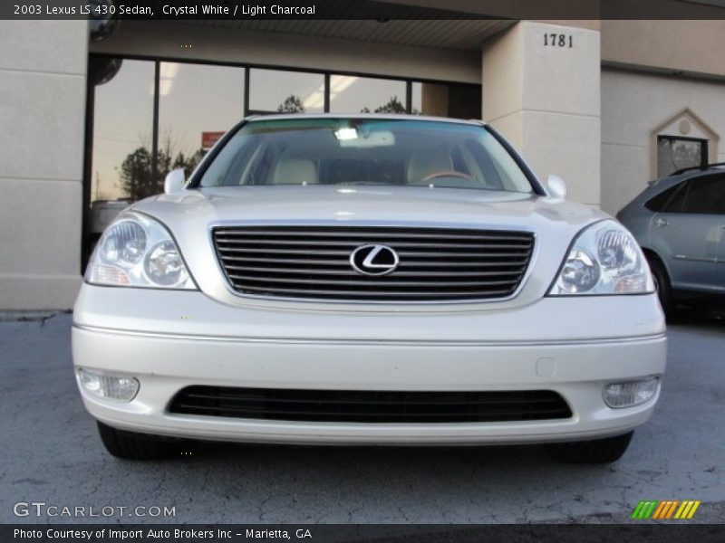 Crystal White / Light Charcoal 2003 Lexus LS 430 Sedan