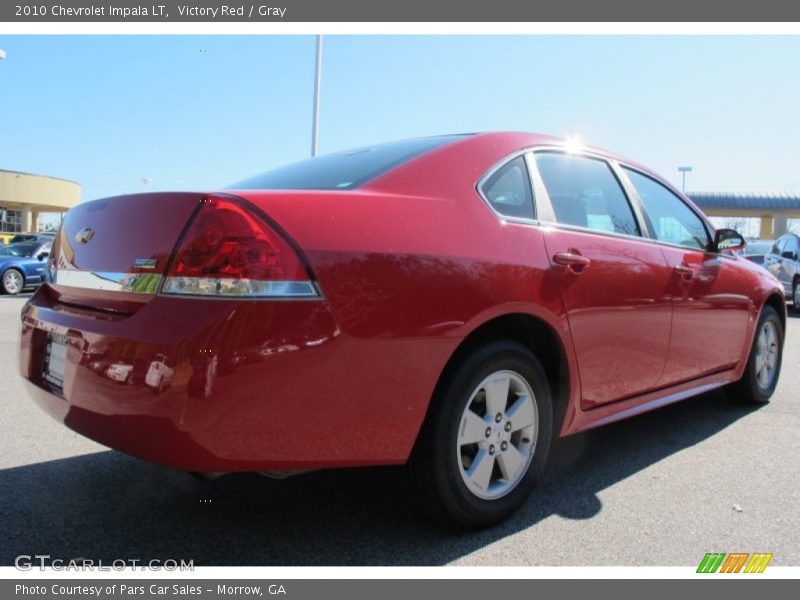 Victory Red / Gray 2010 Chevrolet Impala LT