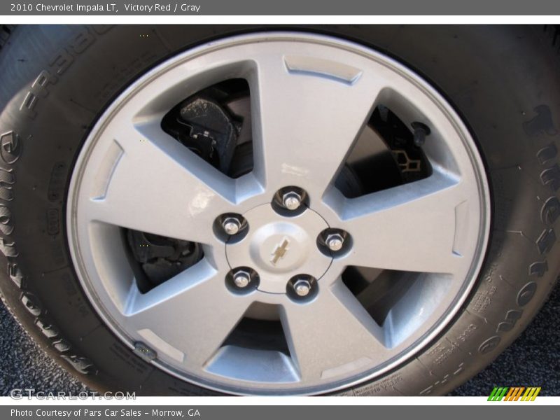 Victory Red / Gray 2010 Chevrolet Impala LT