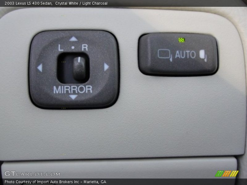 Crystal White / Light Charcoal 2003 Lexus LS 430 Sedan