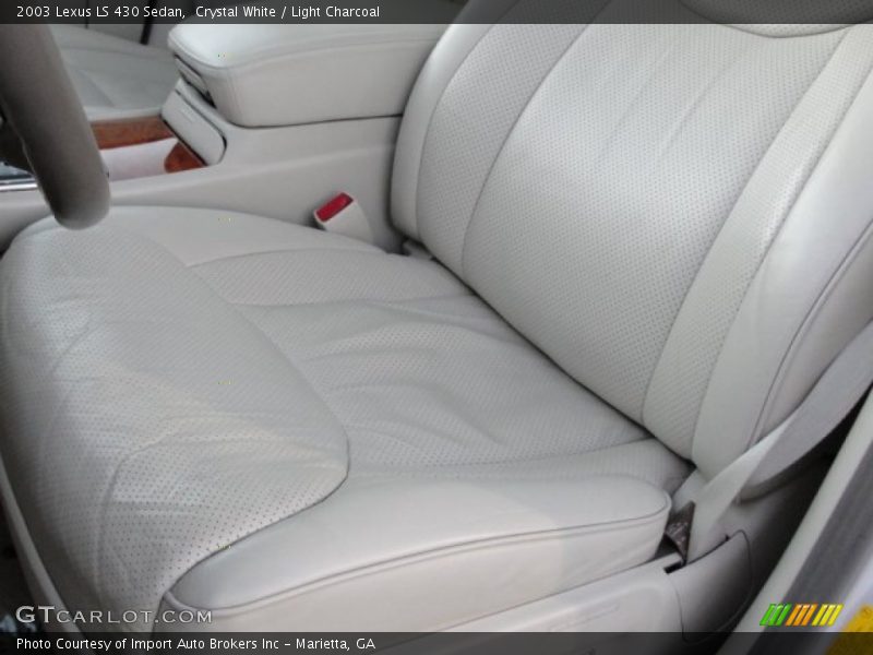 Crystal White / Light Charcoal 2003 Lexus LS 430 Sedan