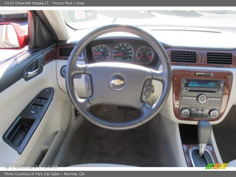Victory Red / Gray 2010 Chevrolet Impala LT