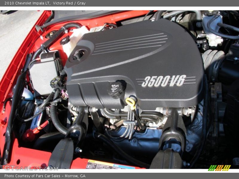 Victory Red / Gray 2010 Chevrolet Impala LT