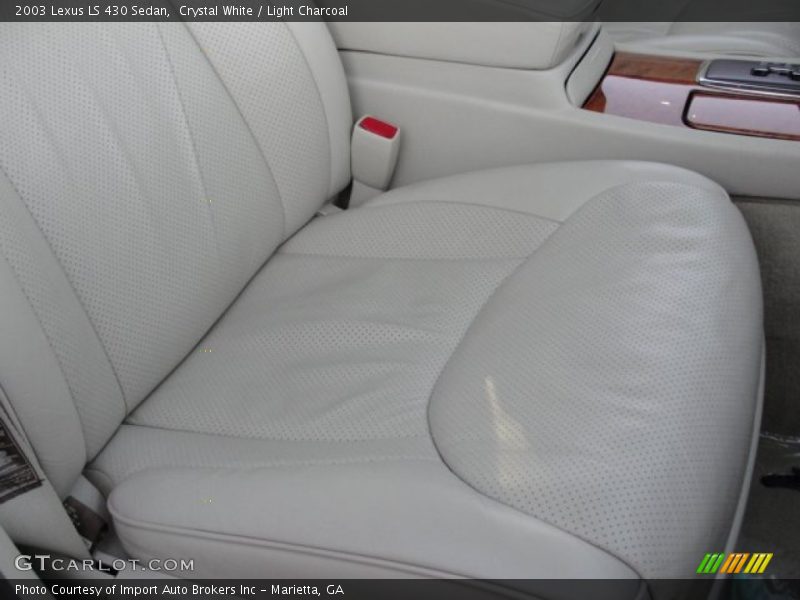 Crystal White / Light Charcoal 2003 Lexus LS 430 Sedan