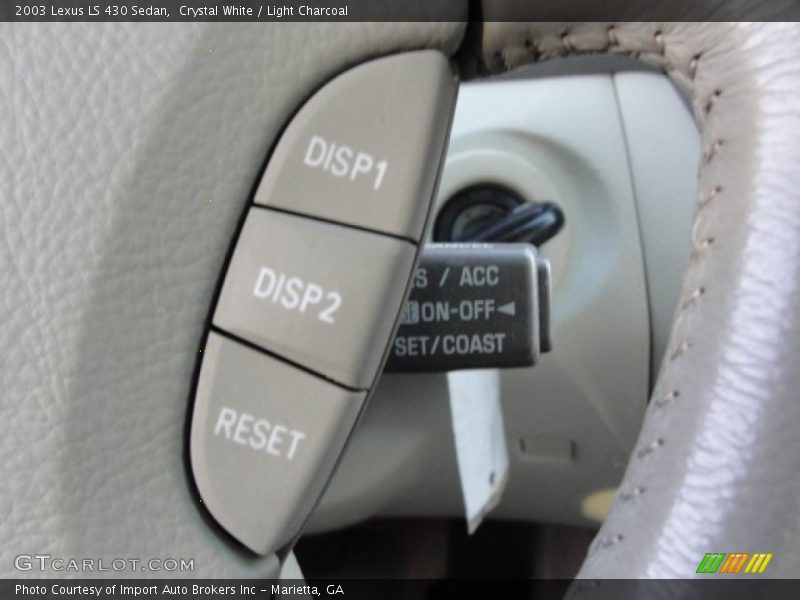 Crystal White / Light Charcoal 2003 Lexus LS 430 Sedan