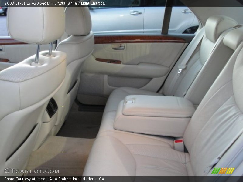 Crystal White / Light Charcoal 2003 Lexus LS 430 Sedan
