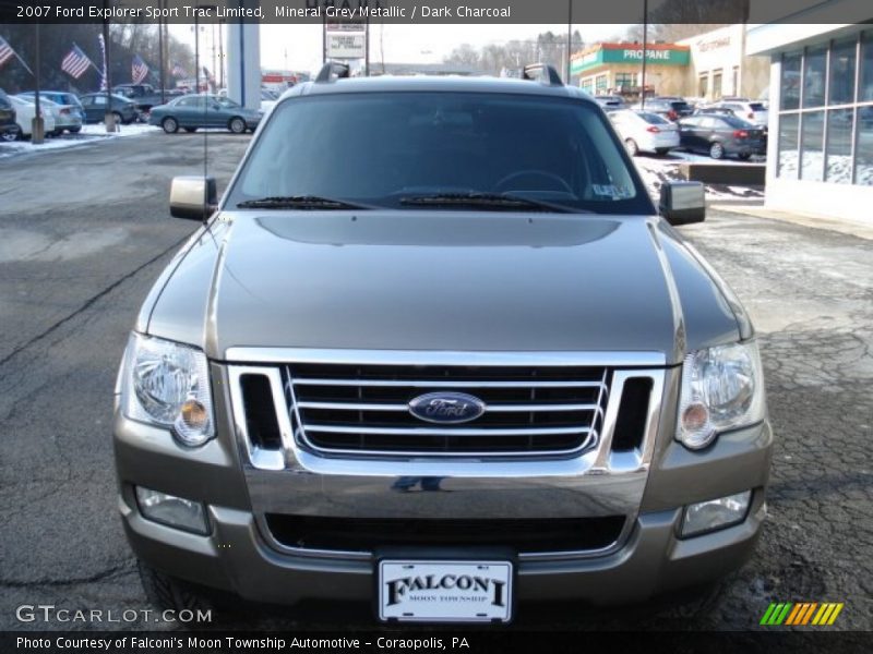 Mineral Grey Metallic / Dark Charcoal 2007 Ford Explorer Sport Trac Limited