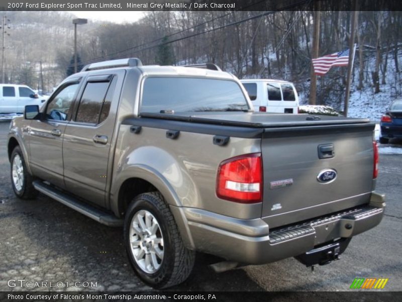 Mineral Grey Metallic / Dark Charcoal 2007 Ford Explorer Sport Trac Limited