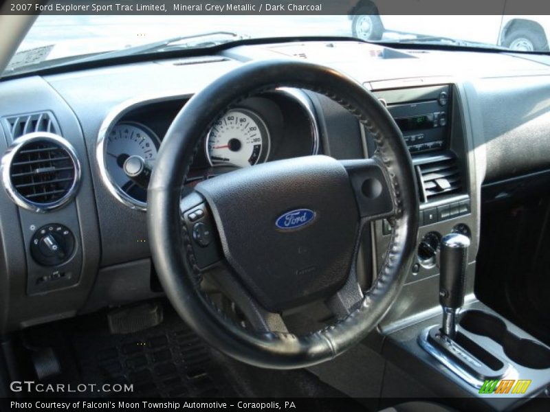 Mineral Grey Metallic / Dark Charcoal 2007 Ford Explorer Sport Trac Limited
