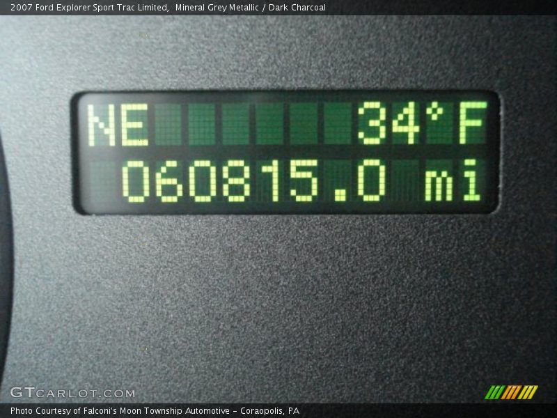 Mineral Grey Metallic / Dark Charcoal 2007 Ford Explorer Sport Trac Limited