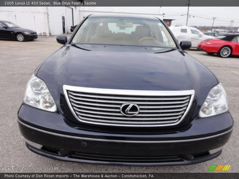 Blue Onyx Pearl / Saddle 2005 Lexus LS 430 Sedan
