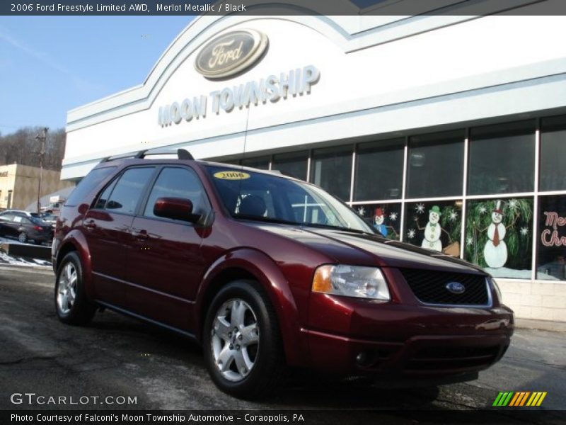 Merlot Metallic / Black 2006 Ford Freestyle Limited AWD