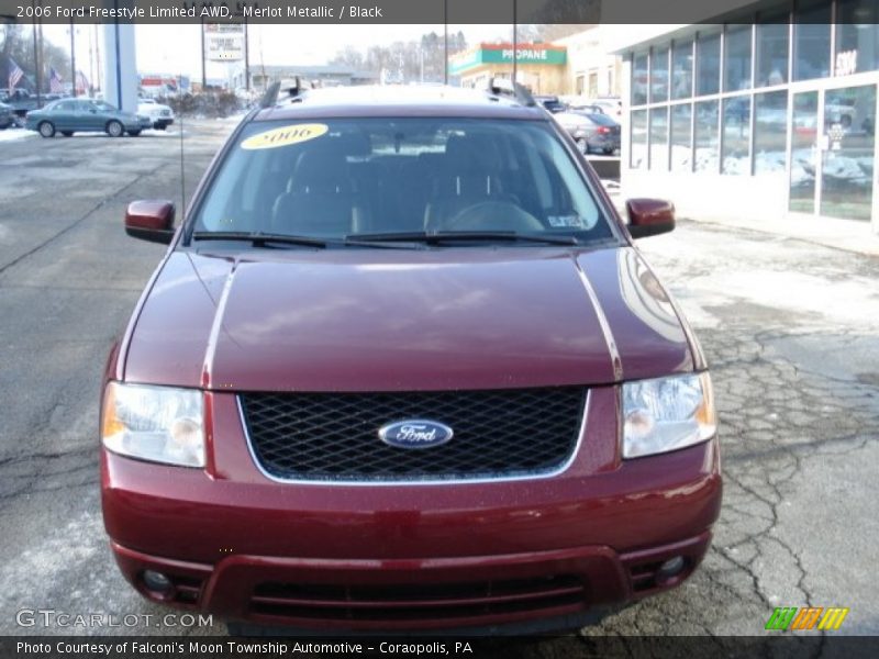 Merlot Metallic / Black 2006 Ford Freestyle Limited AWD