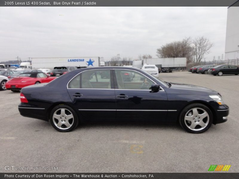 Blue Onyx Pearl / Saddle 2005 Lexus LS 430 Sedan