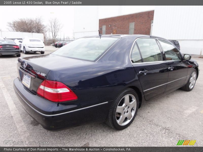 Blue Onyx Pearl / Saddle 2005 Lexus LS 430 Sedan