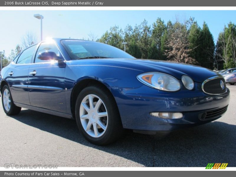 Deep Sapphire Metallic / Gray 2006 Buick LaCrosse CXS