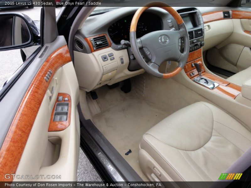 Blue Onyx Pearl / Saddle 2005 Lexus LS 430 Sedan