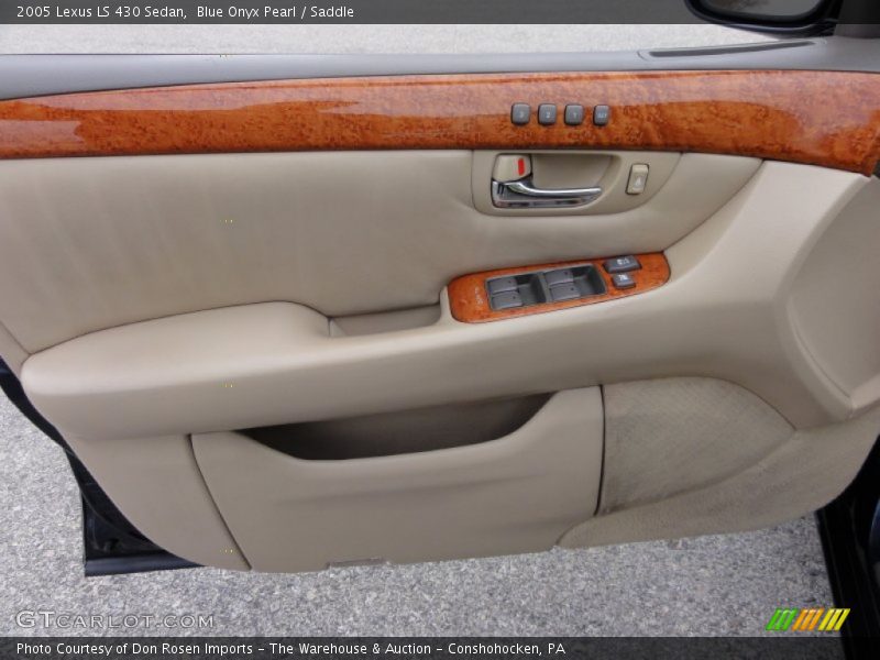 Blue Onyx Pearl / Saddle 2005 Lexus LS 430 Sedan