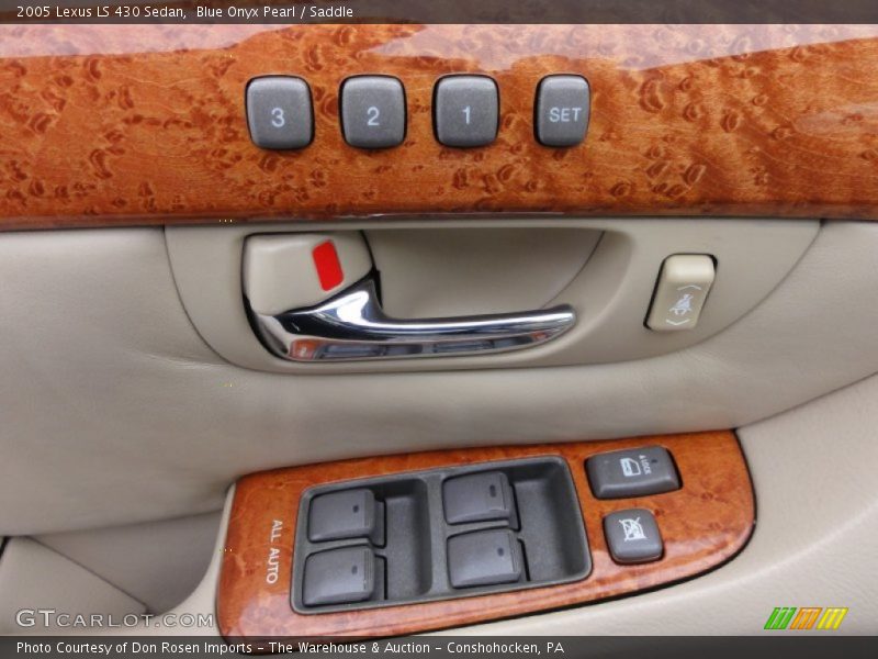 Blue Onyx Pearl / Saddle 2005 Lexus LS 430 Sedan