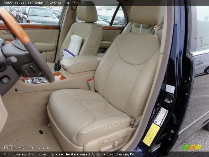 Blue Onyx Pearl / Saddle 2005 Lexus LS 430 Sedan