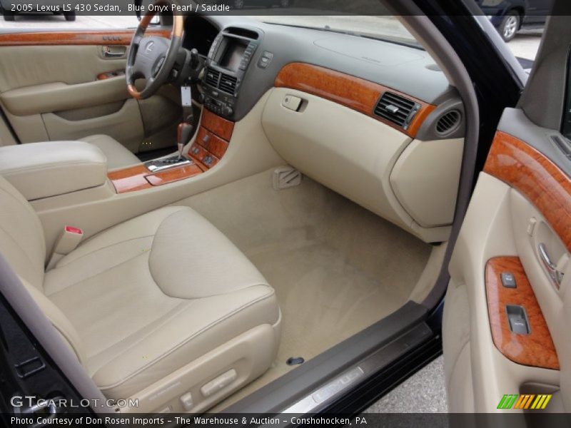 Blue Onyx Pearl / Saddle 2005 Lexus LS 430 Sedan