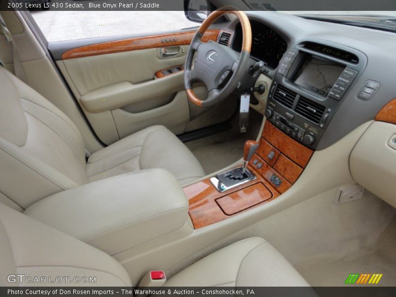 Blue Onyx Pearl / Saddle 2005 Lexus LS 430 Sedan