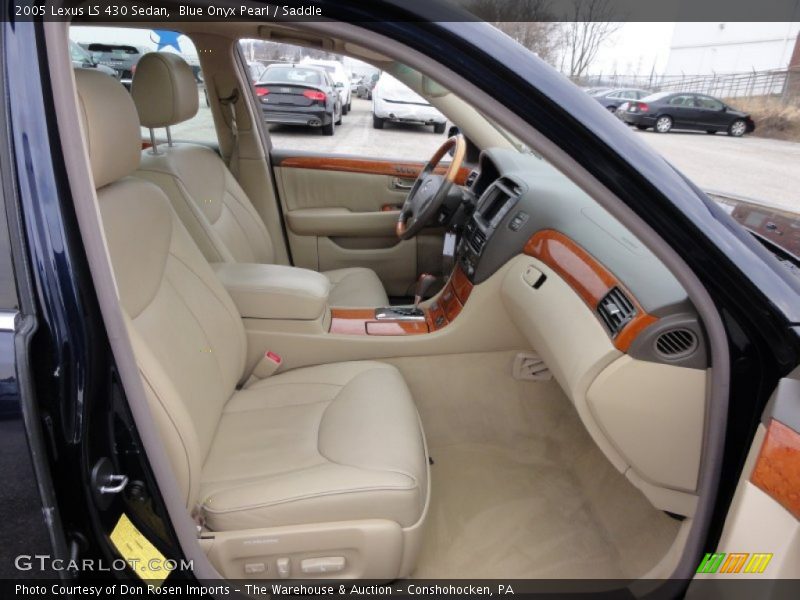Blue Onyx Pearl / Saddle 2005 Lexus LS 430 Sedan