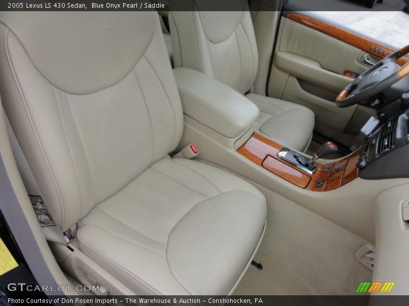 Blue Onyx Pearl / Saddle 2005 Lexus LS 430 Sedan