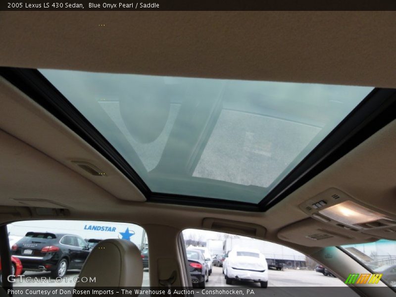 Blue Onyx Pearl / Saddle 2005 Lexus LS 430 Sedan