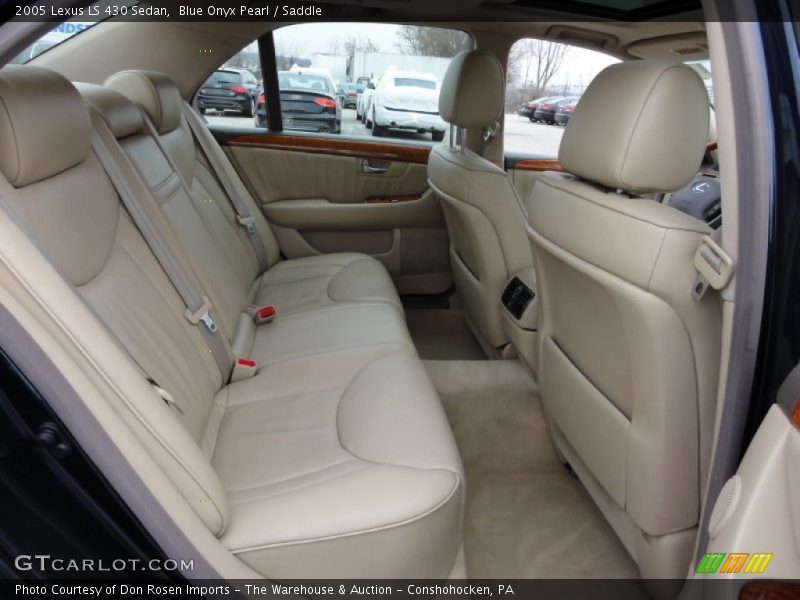 Blue Onyx Pearl / Saddle 2005 Lexus LS 430 Sedan