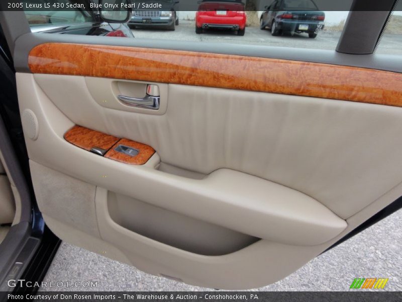 Blue Onyx Pearl / Saddle 2005 Lexus LS 430 Sedan