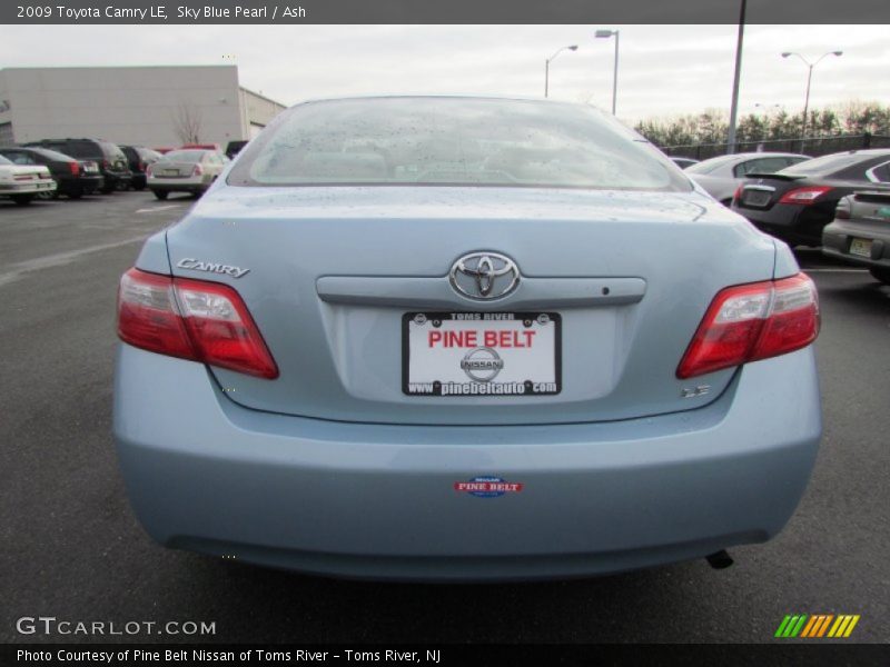Sky Blue Pearl / Ash 2009 Toyota Camry LE