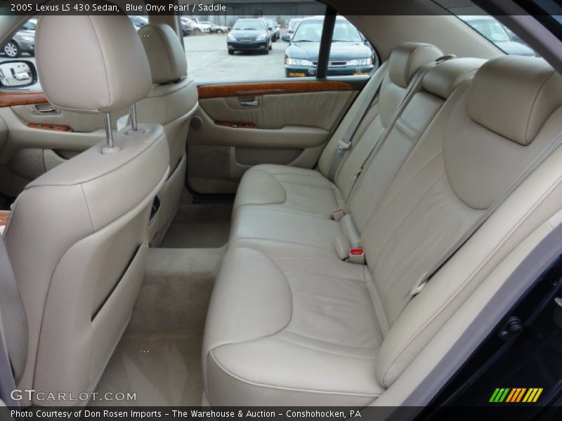 Blue Onyx Pearl / Saddle 2005 Lexus LS 430 Sedan