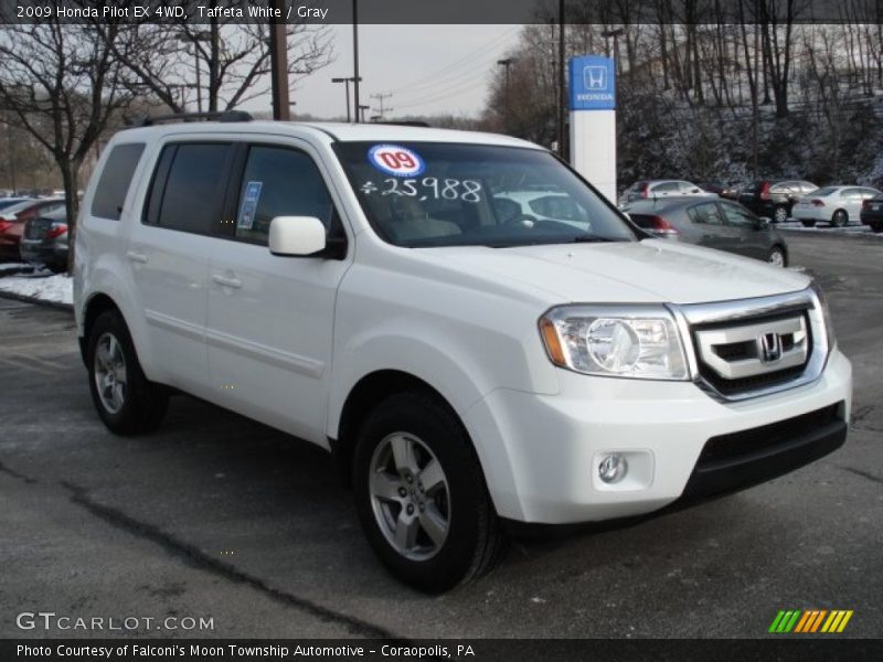 Taffeta White / Gray 2009 Honda Pilot EX 4WD