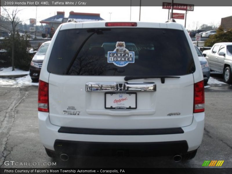 Taffeta White / Gray 2009 Honda Pilot EX 4WD
