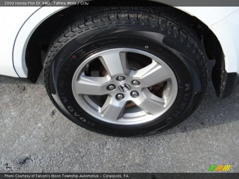Taffeta White / Gray 2009 Honda Pilot EX 4WD