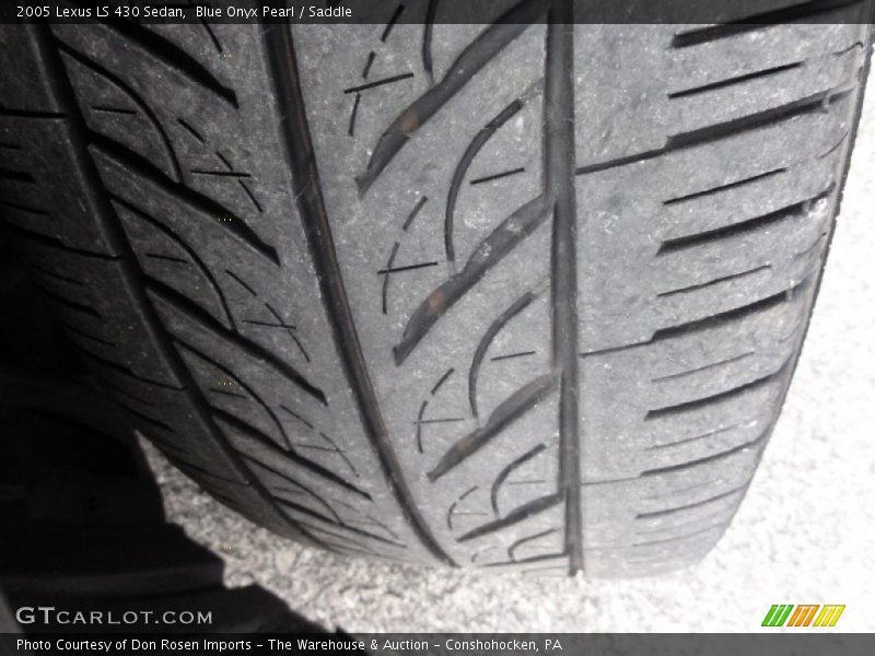 Blue Onyx Pearl / Saddle 2005 Lexus LS 430 Sedan